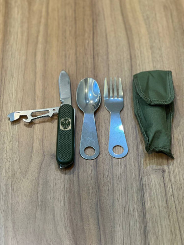 ست قاشق چنگال تاشو